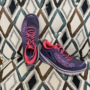 Hoka One One Women's Athletic Shoes in Purple and Pink